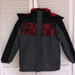 Boys JUST winter jacket. Size Medium 12/14.